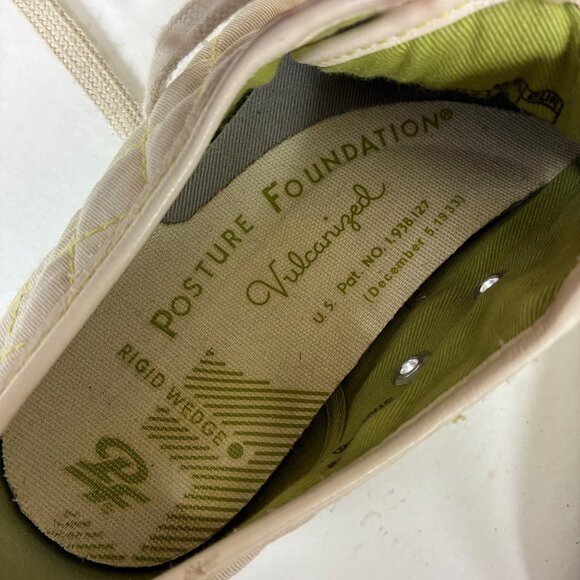 PF Flyers Posture Foundation Quilted Low Top Sneakers Sz 7.5 Streetwear - Picture 9 of 10